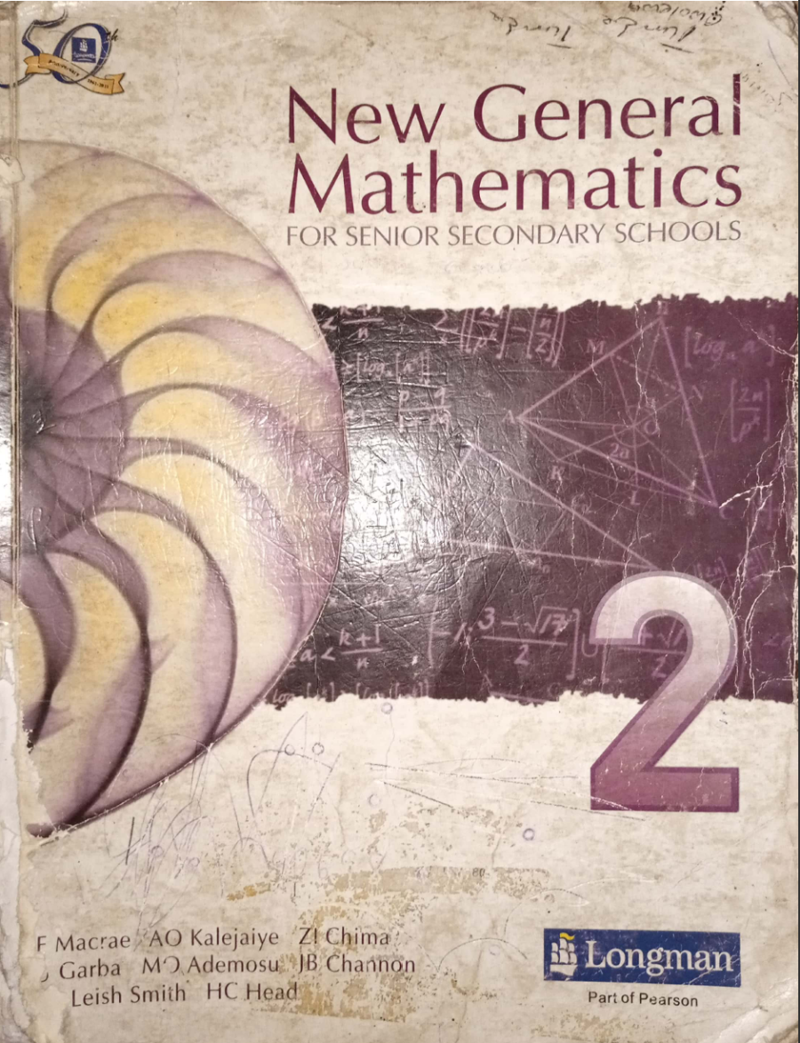 MATHS SS2: New General Mathematics SS2